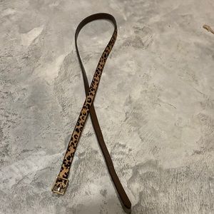 Leopard Print Women's Belt